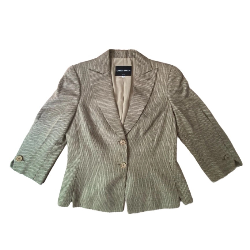 Blazer Giorgio Armani Marrom Estampado-42