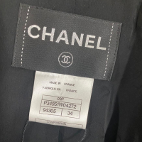 Blazer Preto Chanel - Gola Cetim - 34