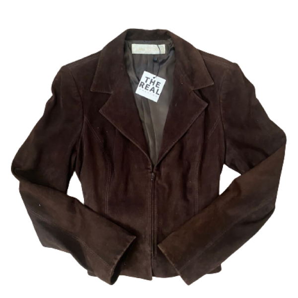 Blazer Valentino Suede Marrom-38