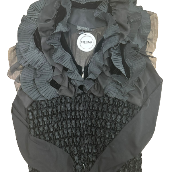 Blusa Anne Fontaine Seda Preta.