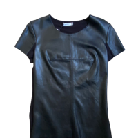 Blusa Bailey Couro Preta-P
