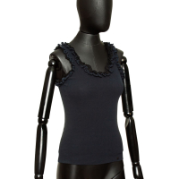 Blusa Chanel Regata Azul Marinho 34