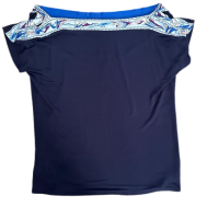 Blusa Emilio Pucci Seda Azul Marinho - 01633