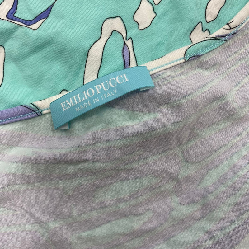 Blusa Emilio Pucci Estampada Azul - 42