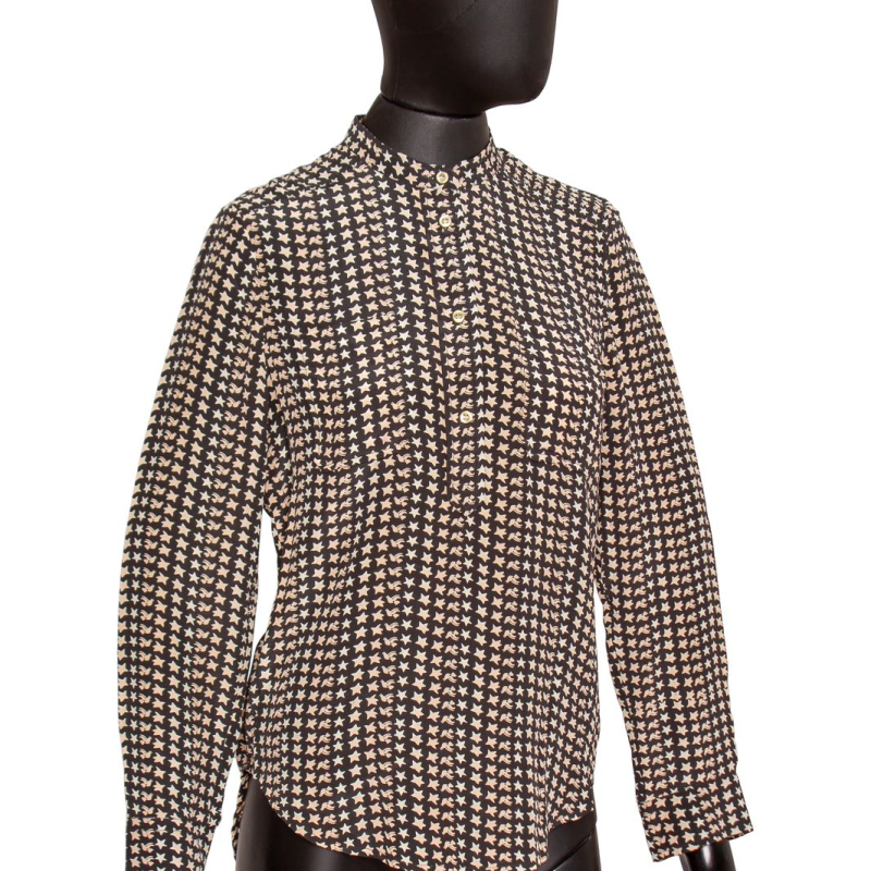 Camisa Isabel Marant Seda Estampada-36 Camisa Isabel Marant Seda Estampada-36