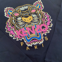Moletom Kenzo Jungle Tiger Preta-P