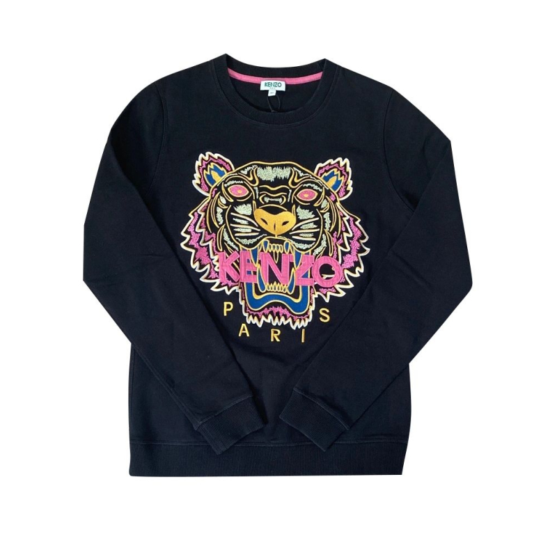 Moletom Kenzo Jungle Tiger Preta-P