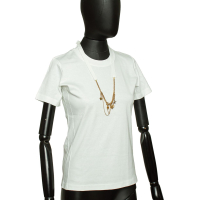 Blusa Louis Vuitton Branca C/ Colar - P