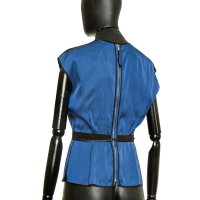 Blusa Marc Jacobs Azul Seda Embellished 