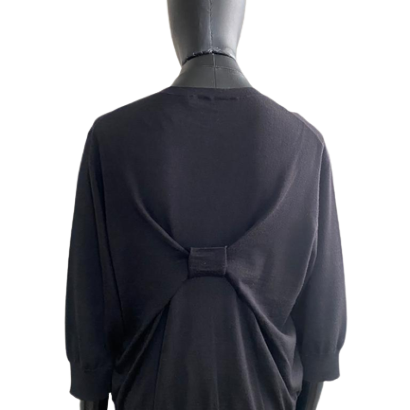 Blusa Marc Jacobs Preta C/ Laço nas costas-P Blusa Marc Jacobs Preta C/ Laço nas costas-P