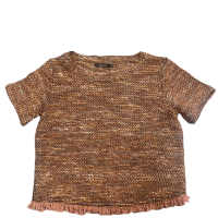 Blusa Mixed Lã Laranja-M