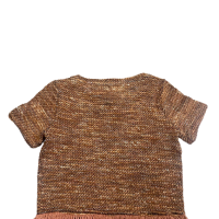 Blusa Mixed Lã Laranja-M