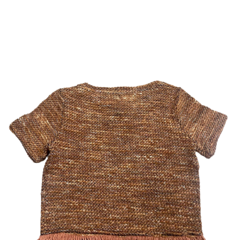 Blusa Mixed Lã Laranja-M Blusa Mixed Lã Laranja-M