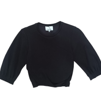 Blusa Phillip Lim malha manga curta preto-PP