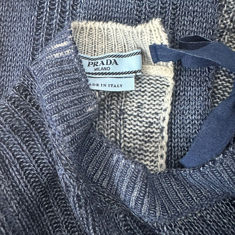 Blusa Prada Cashmere Azul-40