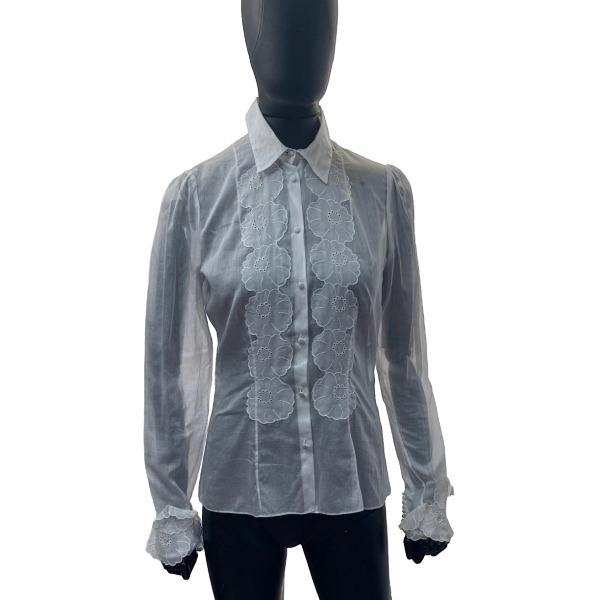 Blusa Roberto Cavalli Branco - 40 Blusa Roberto Cavalli Branco - 40