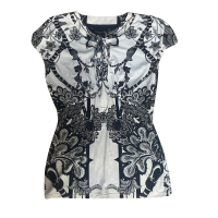 Blusa Roberto Cavalli Estampada - 42