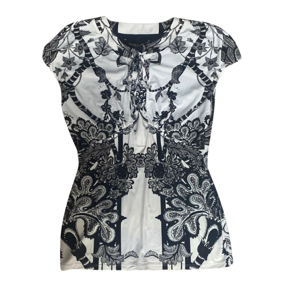 Blusa Roberto Cavalli Estampada - 42 Blusa Roberto Cavalli Estampada - 42