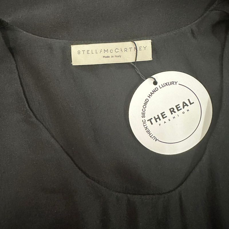 Blusa Stella McCartney Seda Preta-38