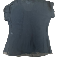 Blusa Stella McCartney Seda Preta-38