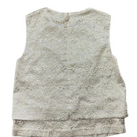 Blusa Tory Burch Embellished Dourada-36