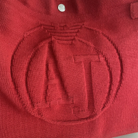 Bolsa Armani Jeans Vermelha Lã