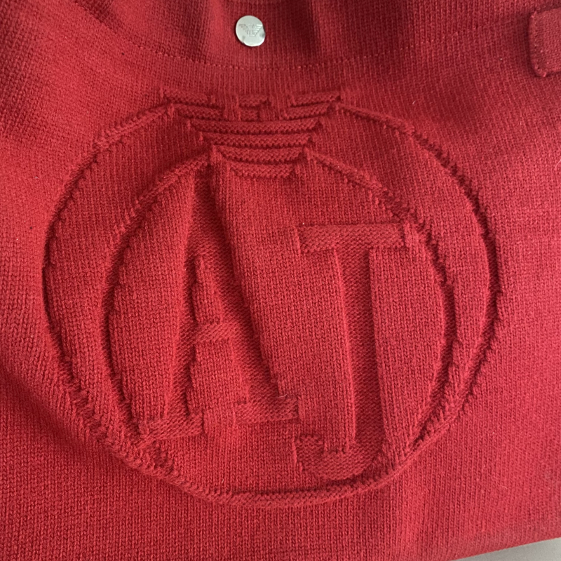 Bolsa Armani Jeans Vermelha Lã Bolsa Armani Jeans Vermelha Lã