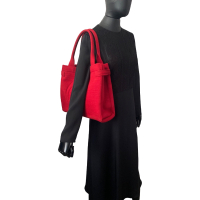 Bolsa Armani Jeans Vermelha Lã