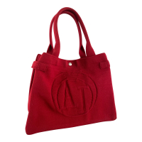 Bolsa Armani Jeans Vermelha Lã