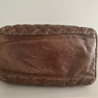 Bolsa Balenciaga Plombe Quilted Chevre Matelasse Marrom