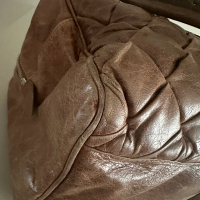 Bolsa Balenciaga Plombe Quilted Chevre Matelasse Marrom