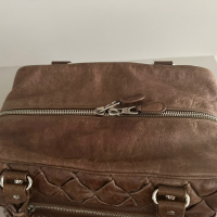 Bolsa Balenciaga Plombe Quilted Chevre Matelasse Marrom