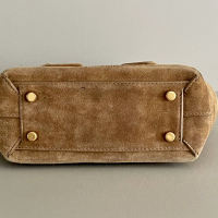 Bolsa Bottega Veneta Arco Suede Caramelo