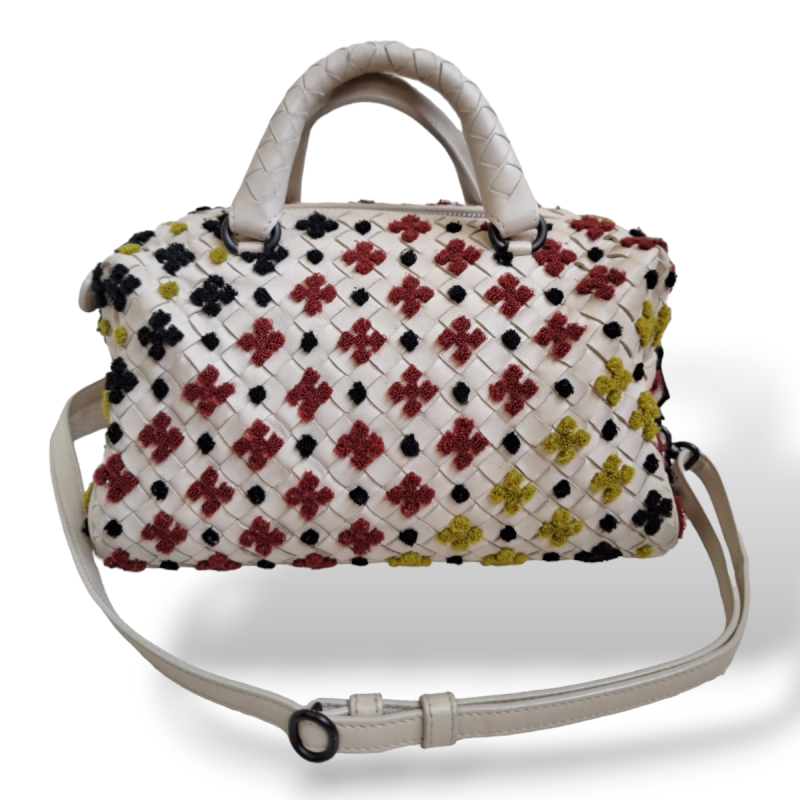 Bolsa Bottega Veneta In Mist Convertible Boston Intrecciato Bolsa Bottega Veneta In Mist Convertible Boston Intrecciato