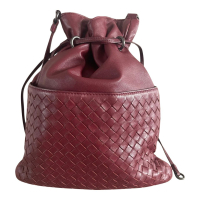 Bolsa Bottega Veneta Intrecciato In Pelle Rosso