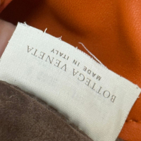 Bolsa Bottega Veneta Intrecciato Laranja