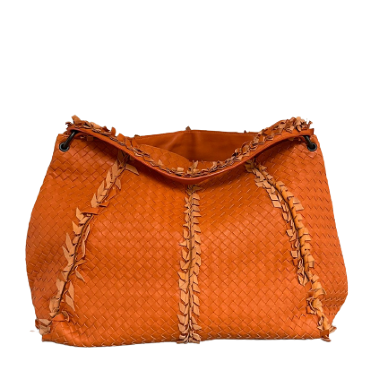Bolsa Bottega Veneta Intrecciato Laranja Bolsa Bottega Veneta Intrecciato Laranja
