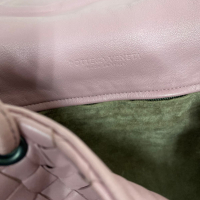 Bolsa Bottega Veneta Intrecciato Messenger Rosa