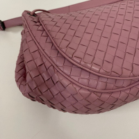 Bolsa Bottega Veneta Intrecciato Messenger Rosa