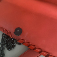 Bolsa Bottega Veneta Intrecciato Olímpia Laranja