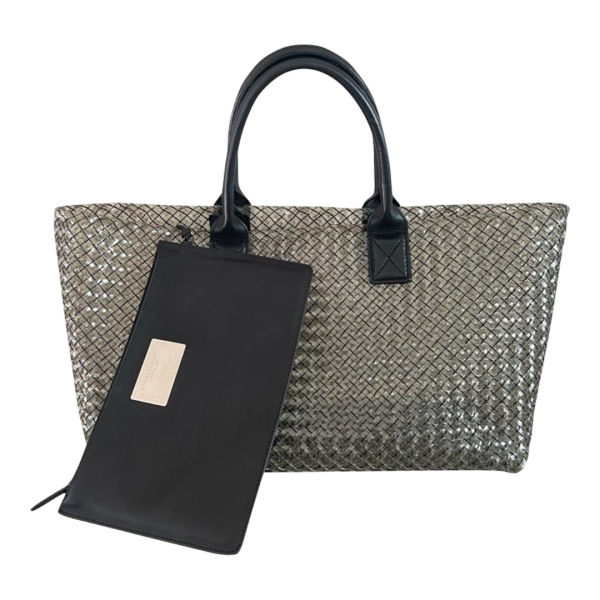 Bolsa Bottega Veneta Intrecciato Pvc Cabat Tote Bolsa Bottega Veneta Intrecciato Pvc Cabat Tote