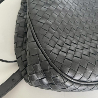 Bolsa Bottega Veneta Messenger Preta Média