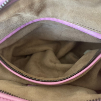 Bolsa Bottega Veneta Nodini Double Zípper Rosa