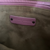 Bolsa Bottega Veneta Nodini Double Zípper Rosa