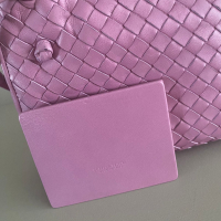 Bolsa Bottega Veneta Nodini Double Zípper Rosa