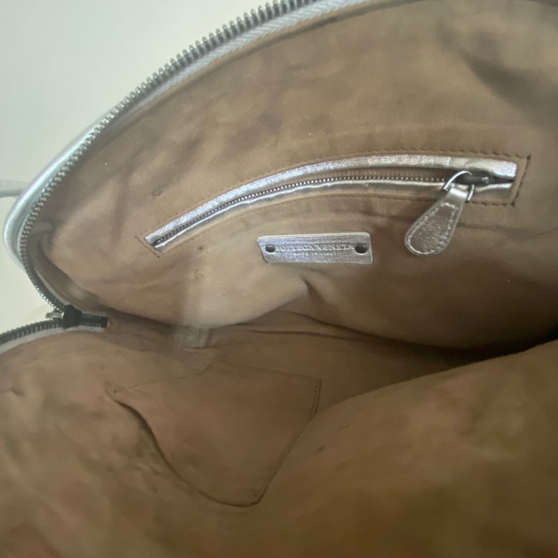 Bolsa Bottega Veneta Nodini Prata
