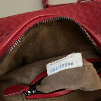 Bolsa Bottega Veneta Nodini Vermelha