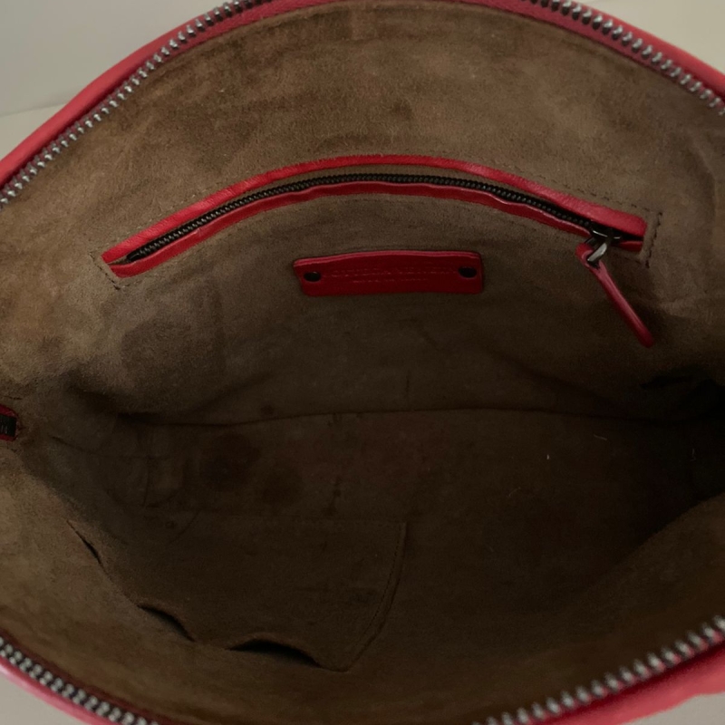 Bolsa Bottega Veneta Nodini Vermelha