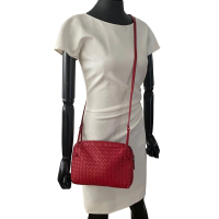 Bolsa Bottega Veneta Nodini Vermelha