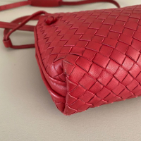 Bolsa Bottega Veneta Nodini Vermelha